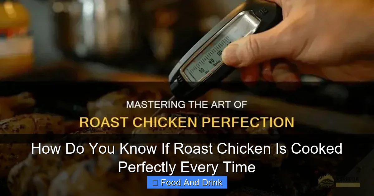 How Do You Know If Roast Chicken Is Cooked Perfectly Every Time