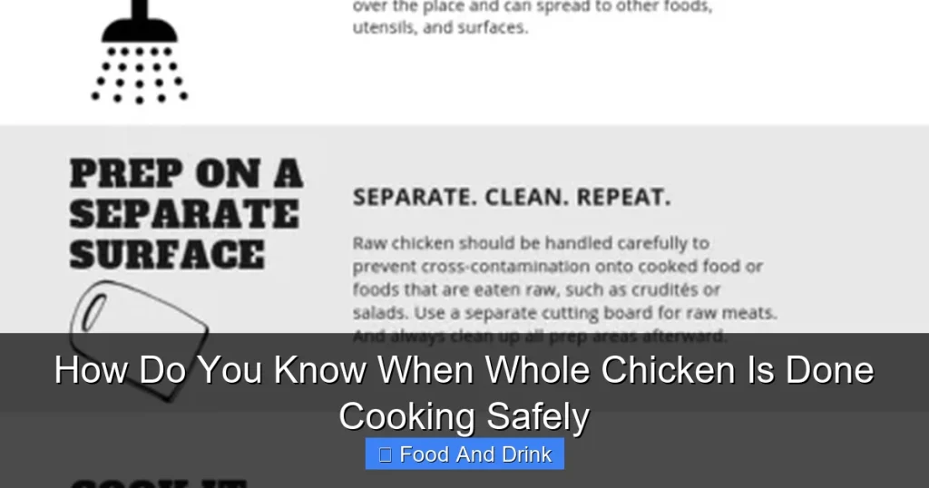 How Do You Know When Whole Chicken Is Done Cooking Safely