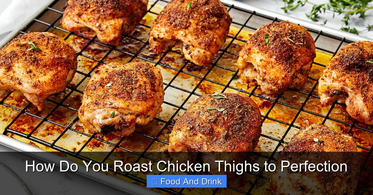 How Do You Roast Chicken Thighs to Perfection