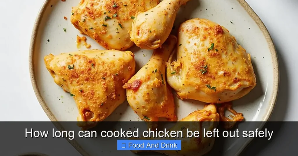 How long can cooked chicken be left out safely