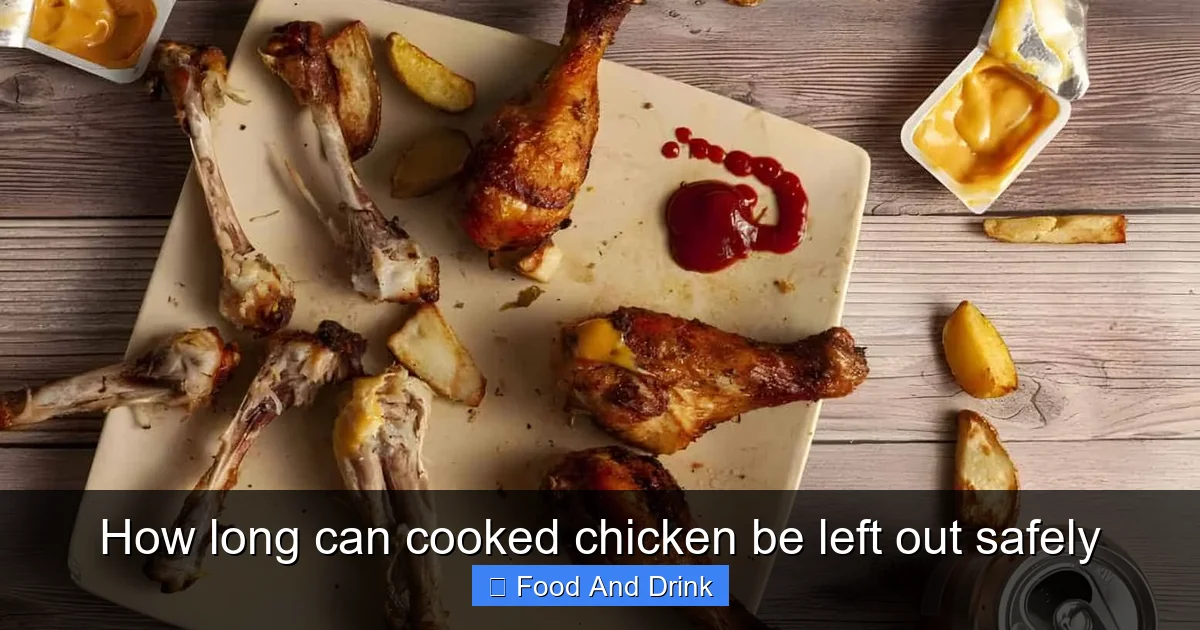 How long can cooked chicken be left out safely