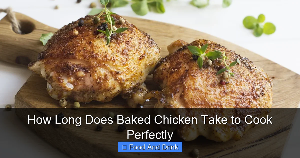 How Long Does Baked Chicken Take to Cook Perfectly