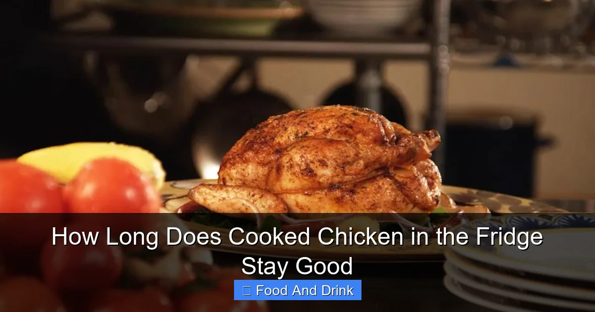 How Long Does Cooked Chicken in the Fridge Stay Good