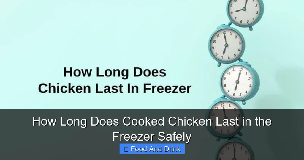 How Long Does Cooked Chicken Last in the Freezer Safely