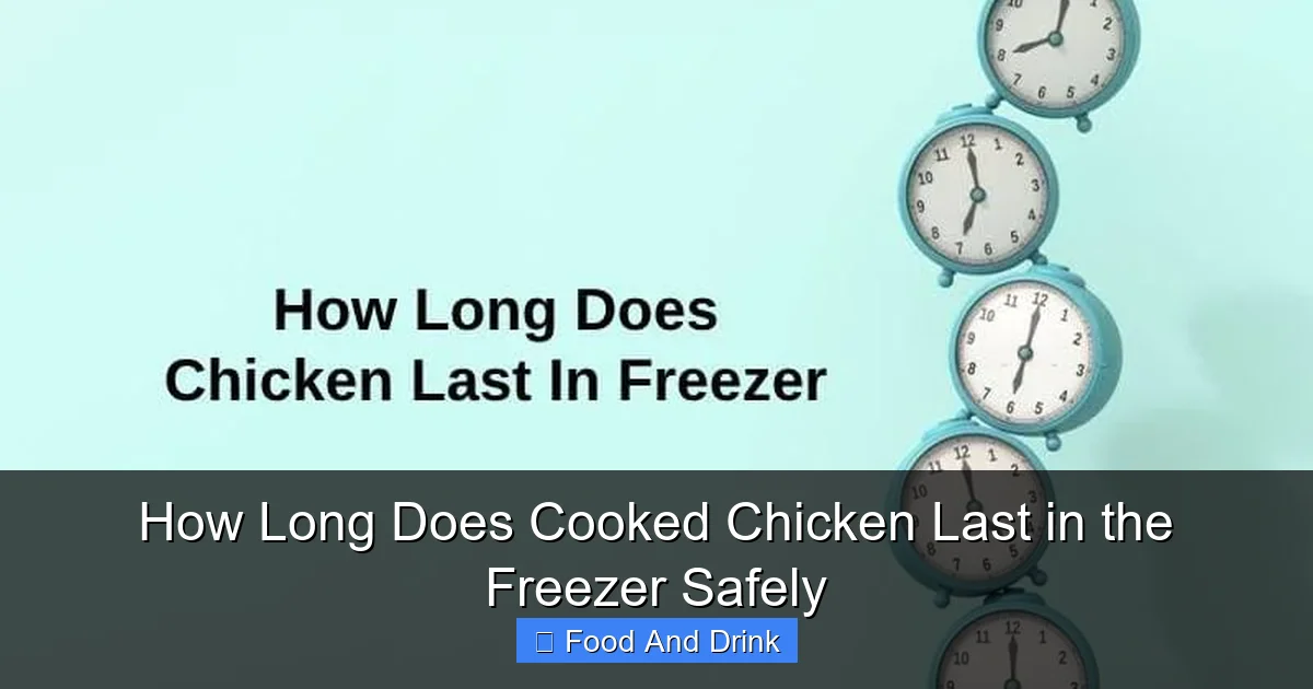 How Long Does Cooked Chicken Last in the Freezer Safely | Luna's ...