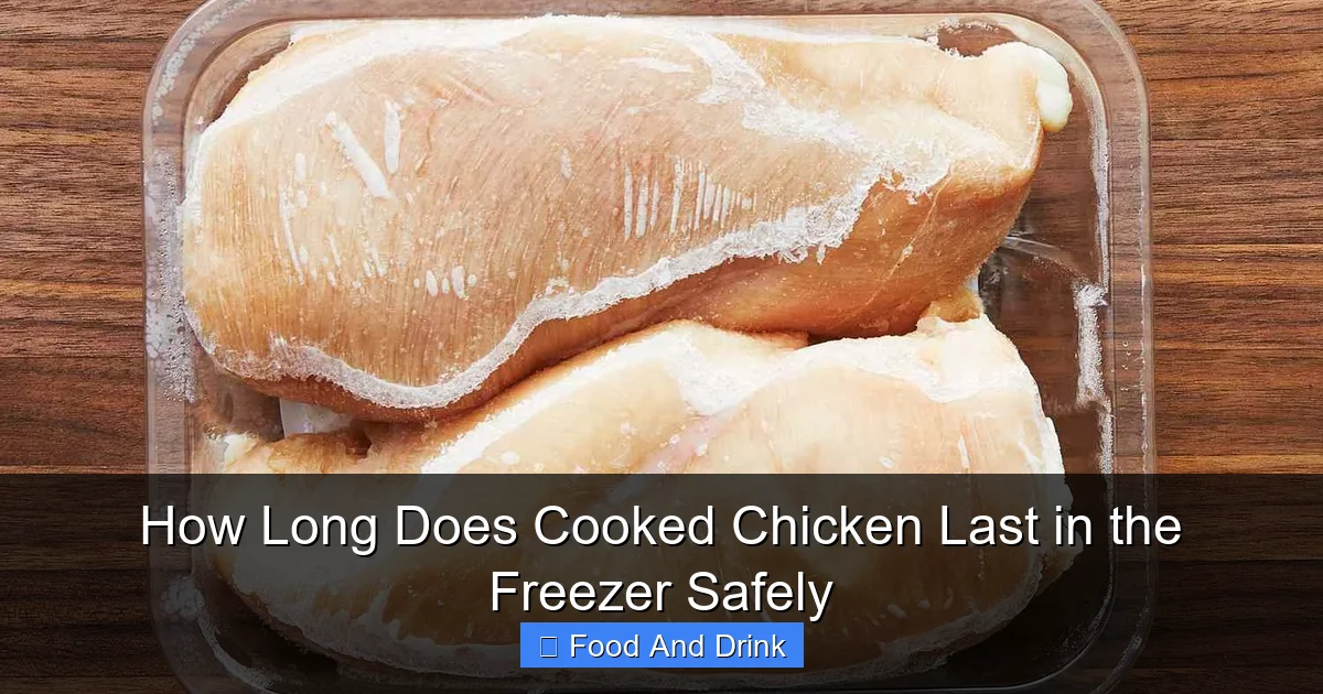 How Long Does Cooked Chicken Last in the Freezer Safely