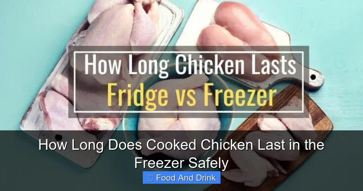How Long Does Cooked Chicken Last in the Freezer Safely
