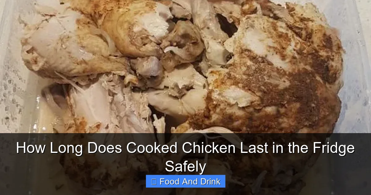 How Long Does Cooked Chicken Last in the Fridge Safely