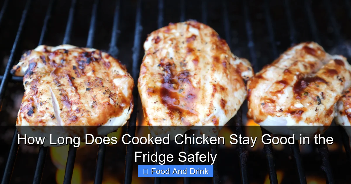 How Long Does Cooked Chicken Stay Good in the Fridge Safely | Luna's ...
