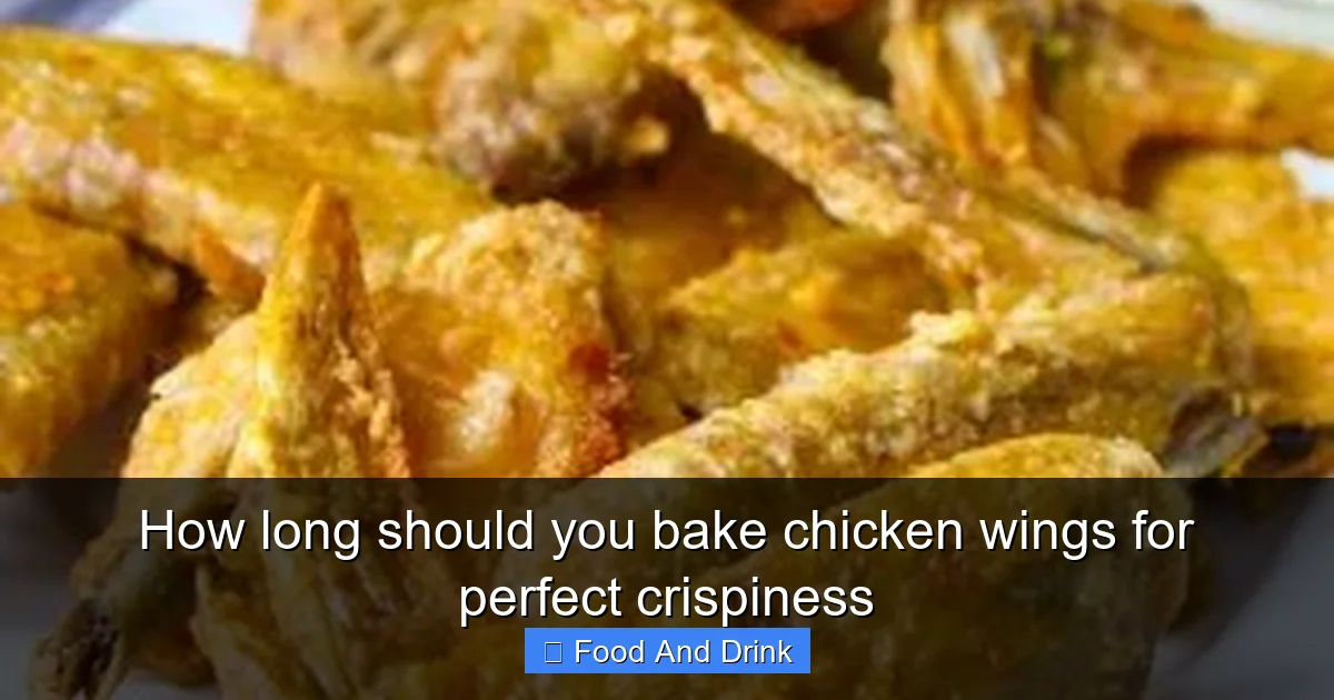 How long should you bake chicken wings for perfect crispiness