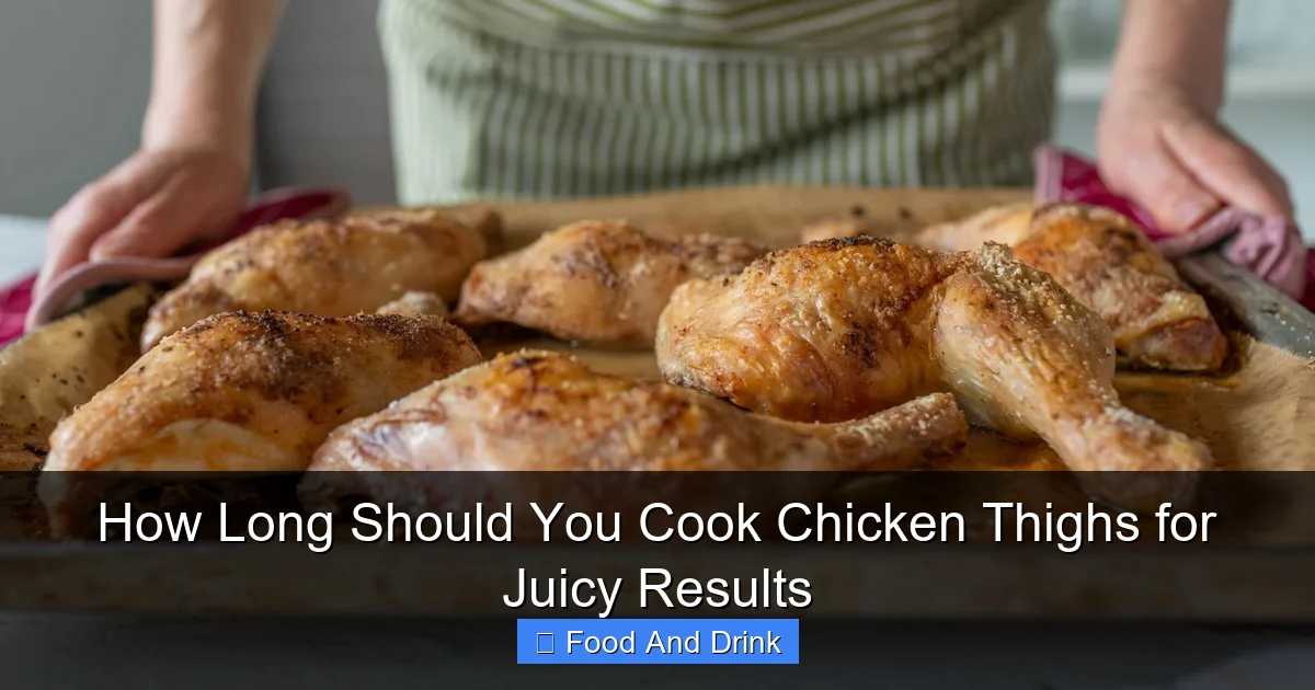 How Long Should You Cook Chicken Thighs for Juicy Results