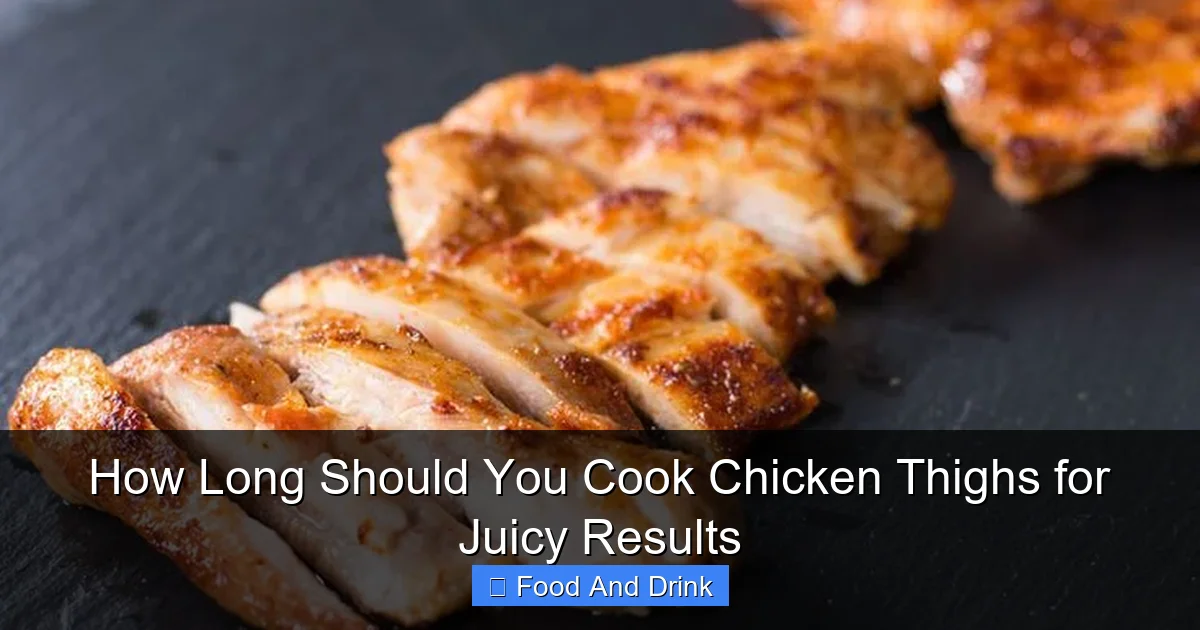 How Long Should You Cook Chicken Thighs for Juicy Results