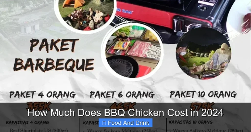 How Much Does BBQ Chicken Cost in 2024