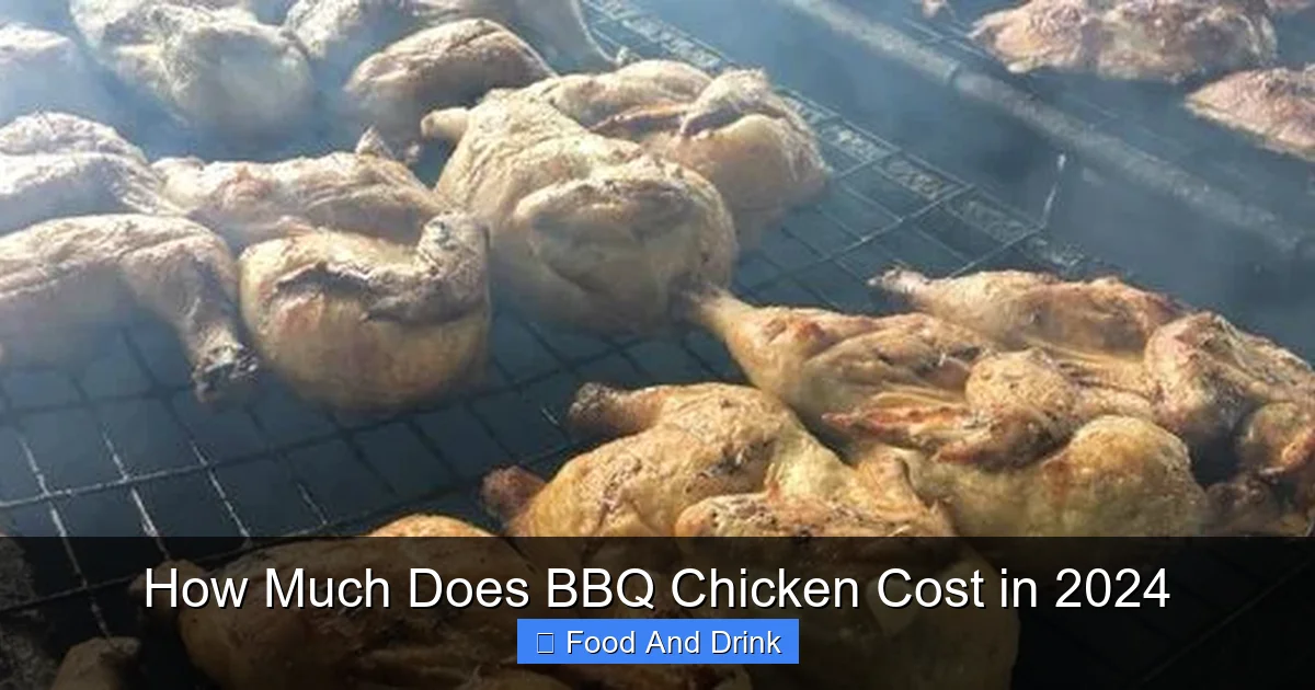 How Much Does BBQ Chicken Cost in 2024