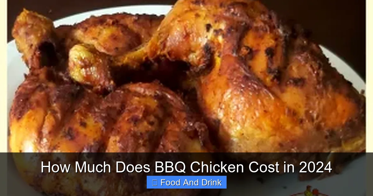 How Much Does BBQ Chicken Cost in 2024