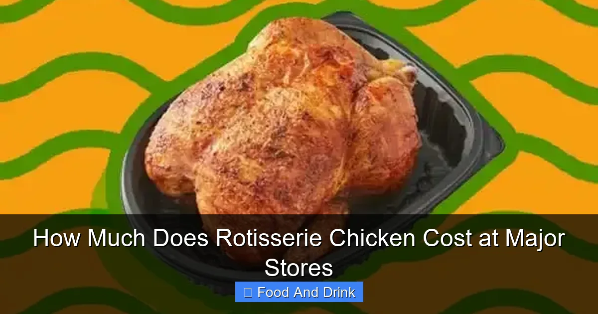 How Much Does Rotisserie Chicken Cost at Major Stores