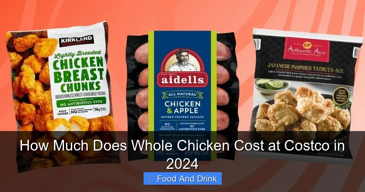 How Much Does Whole Chicken Cost at Costco in 2024