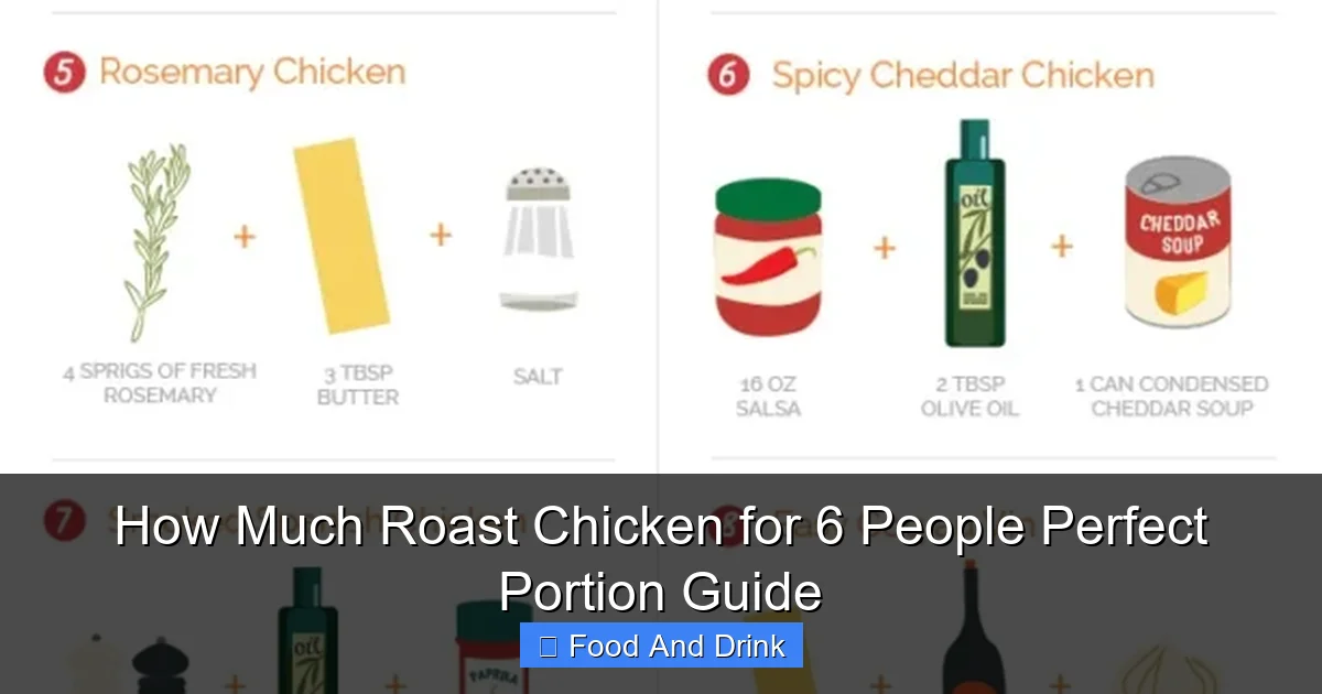 How Much Roast Chicken for 6 People Perfect Portion Guide
