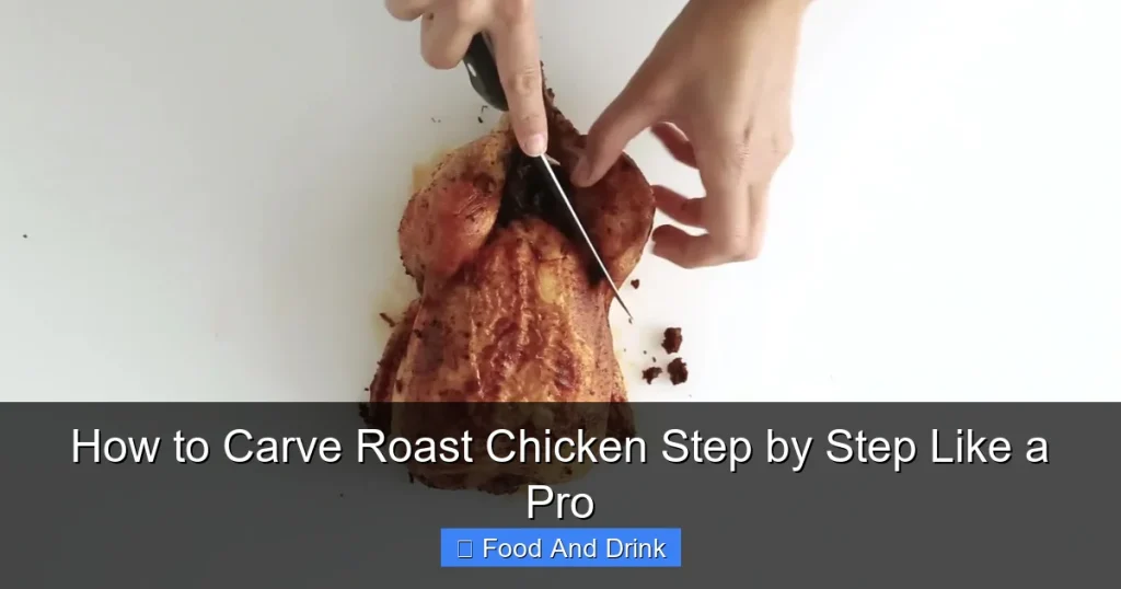 How to Carve Roast Chicken Step by Step Like a Pro
