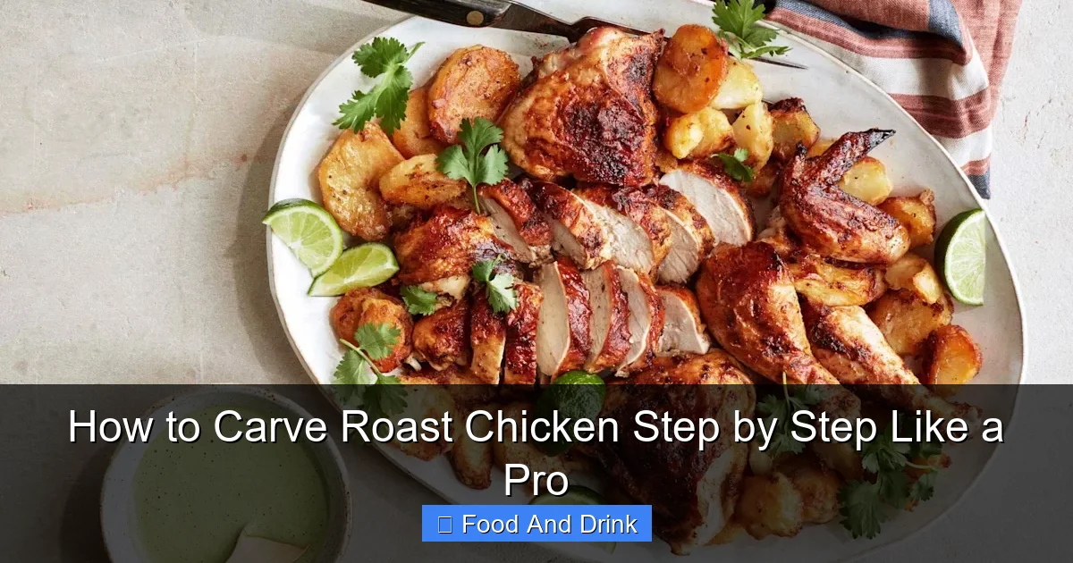 How to Carve Roast Chicken Step by Step Like a Pro