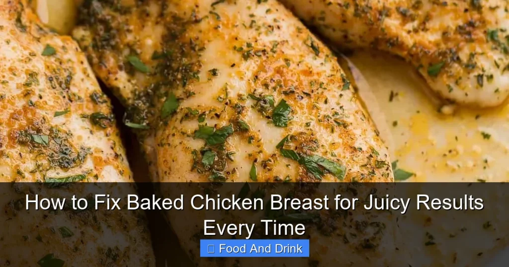 How to Fix Baked Chicken Breast for Juicy Results Every Time
