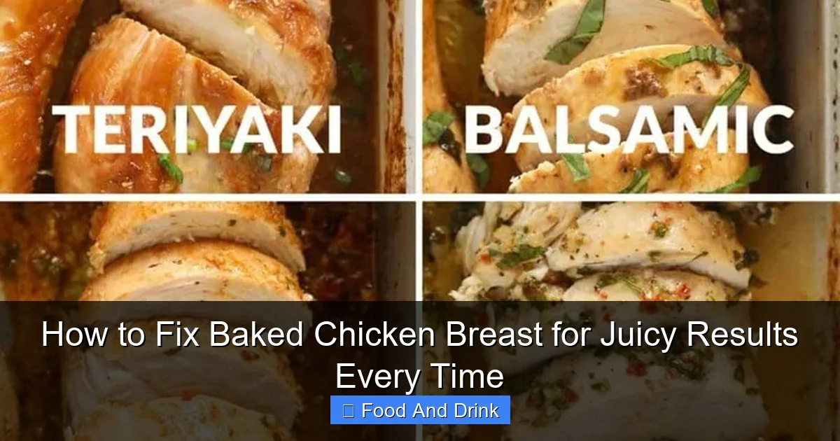 How to Fix Baked Chicken Breast for Juicy Results Every Time