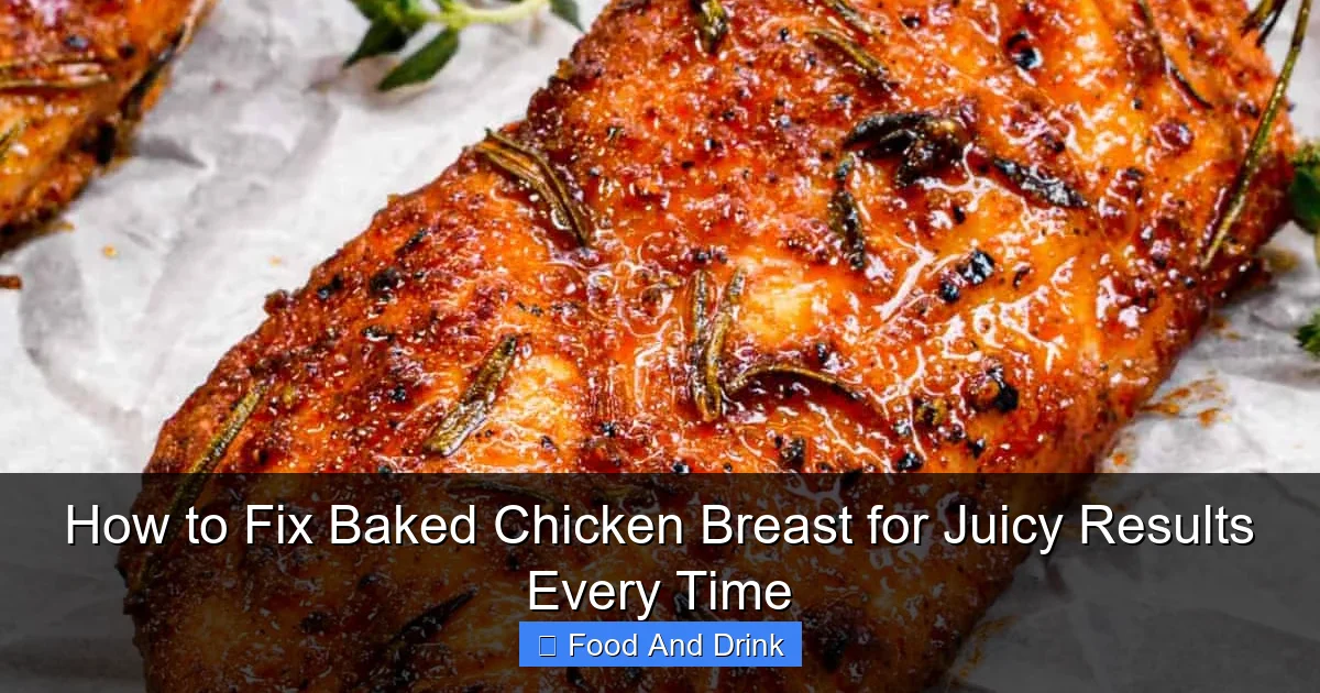How to Fix Baked Chicken Breast for Juicy Results Every Time