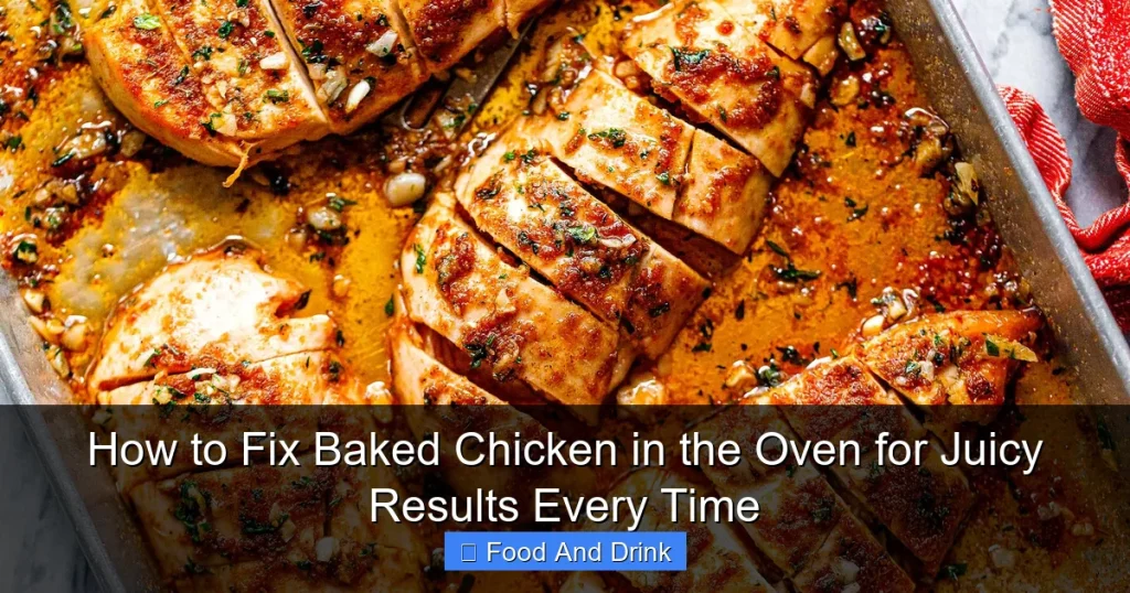 How to Fix Baked Chicken in the Oven for Juicy Results Every Time