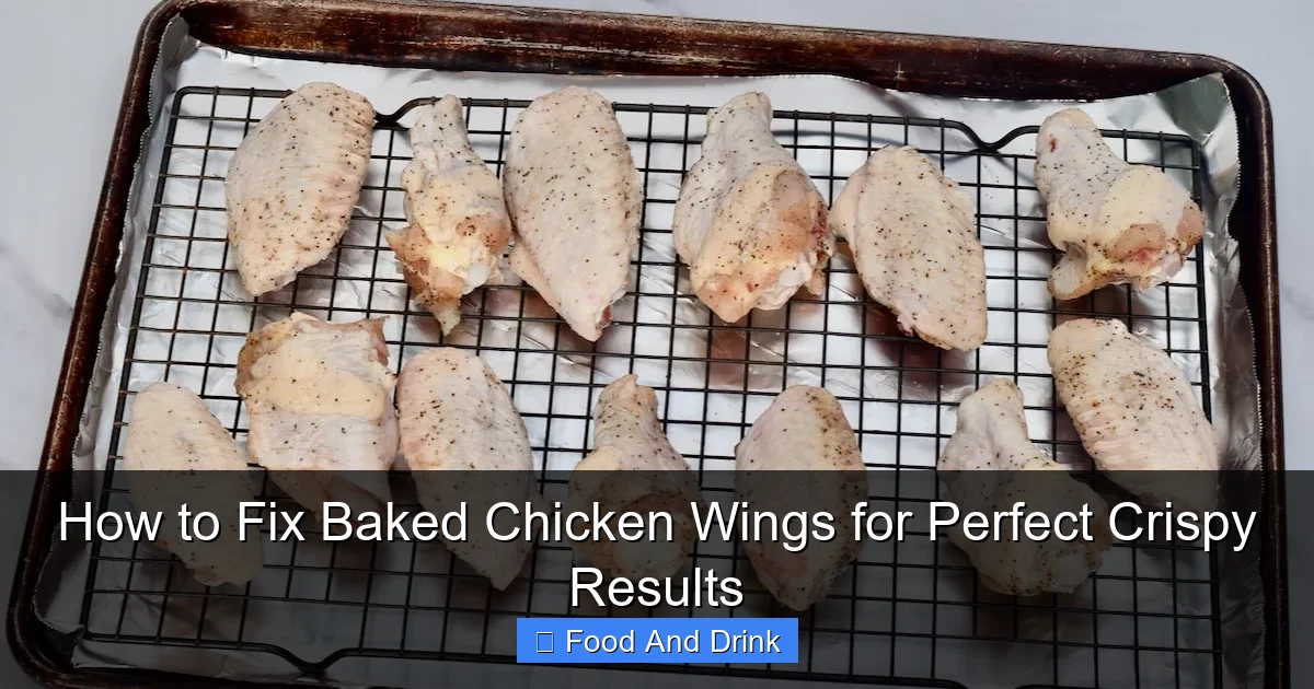 How to Fix Baked Chicken Wings for Perfect Crispy Results