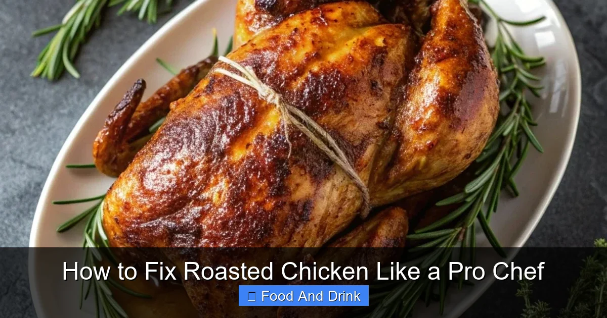 How to Fix Roasted Chicken Like a Pro Chef