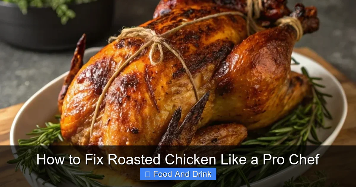 How to Fix Roasted Chicken Like a Pro Chef