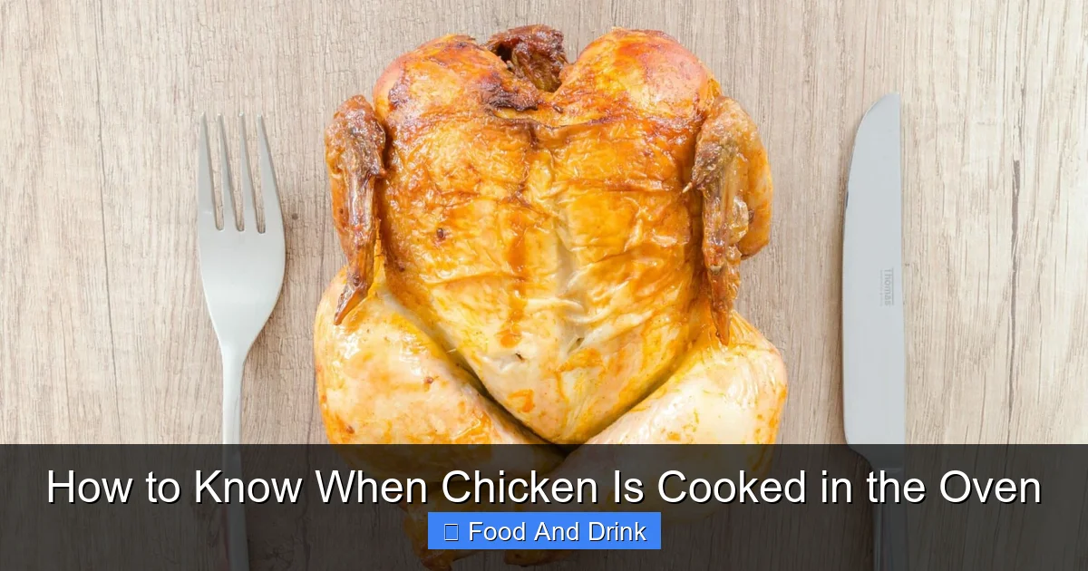 How to Know When Chicken Is Cooked in the Oven | Luna's Kitchen Tips