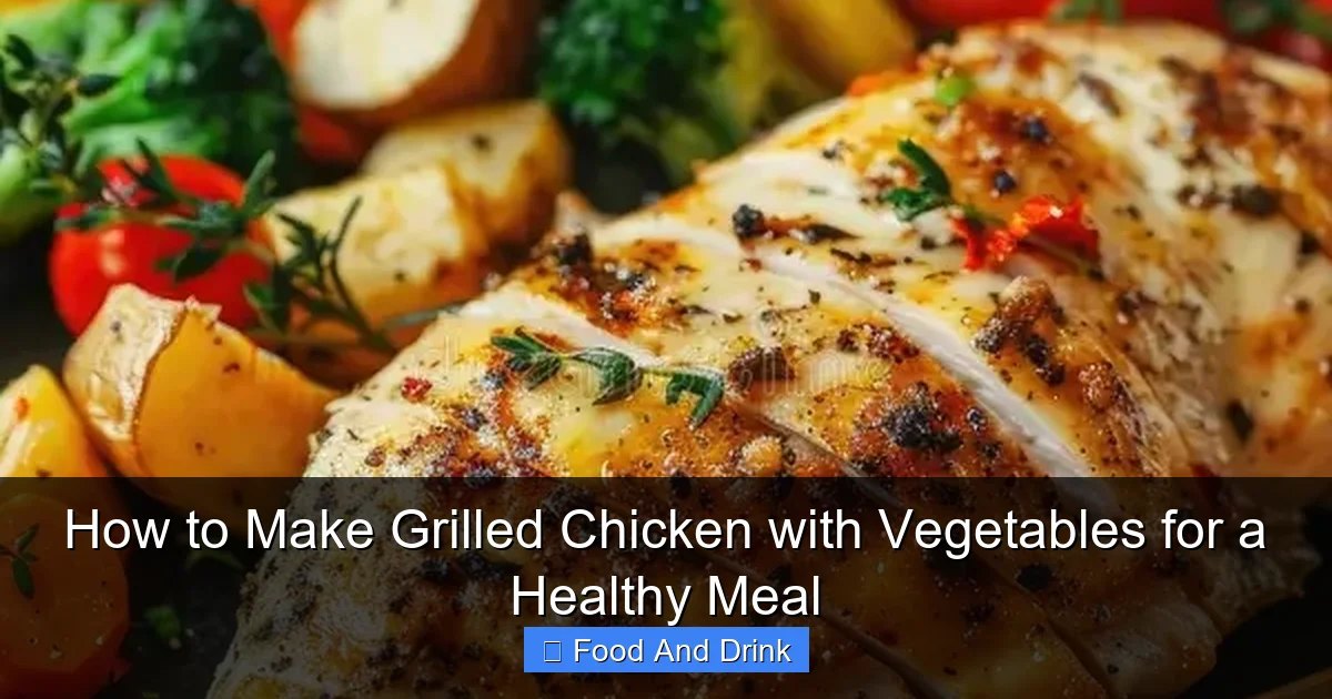 How to Make Grilled Chicken with Vegetables for a Healthy Meal