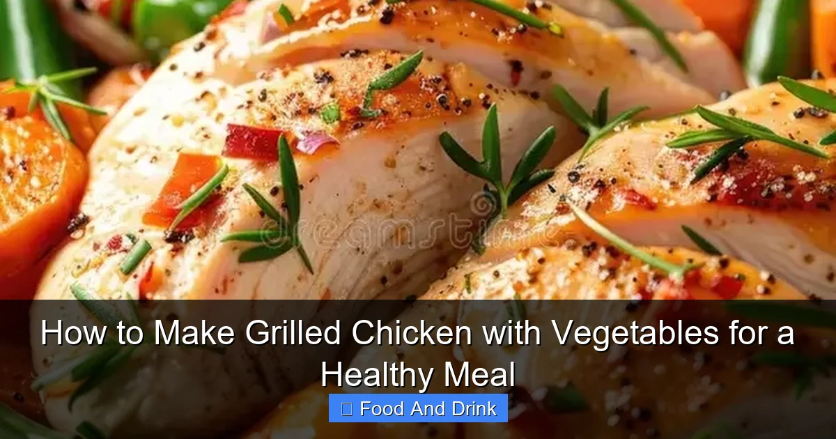 How to Make Grilled Chicken with Vegetables for a Healthy Meal