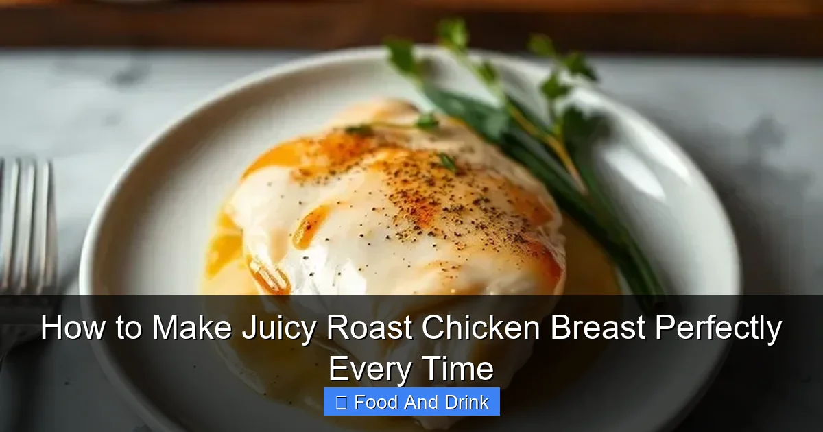 How to Make Juicy Roast Chicken Breast Perfectly Every Time
