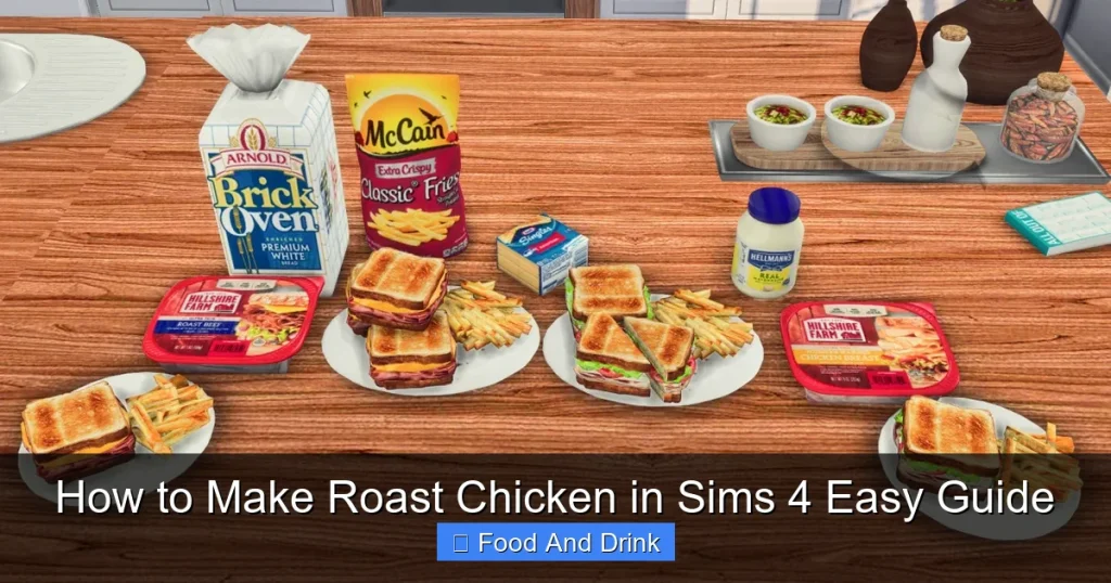 How to Make Roast Chicken in Sims 4 Easy Guide