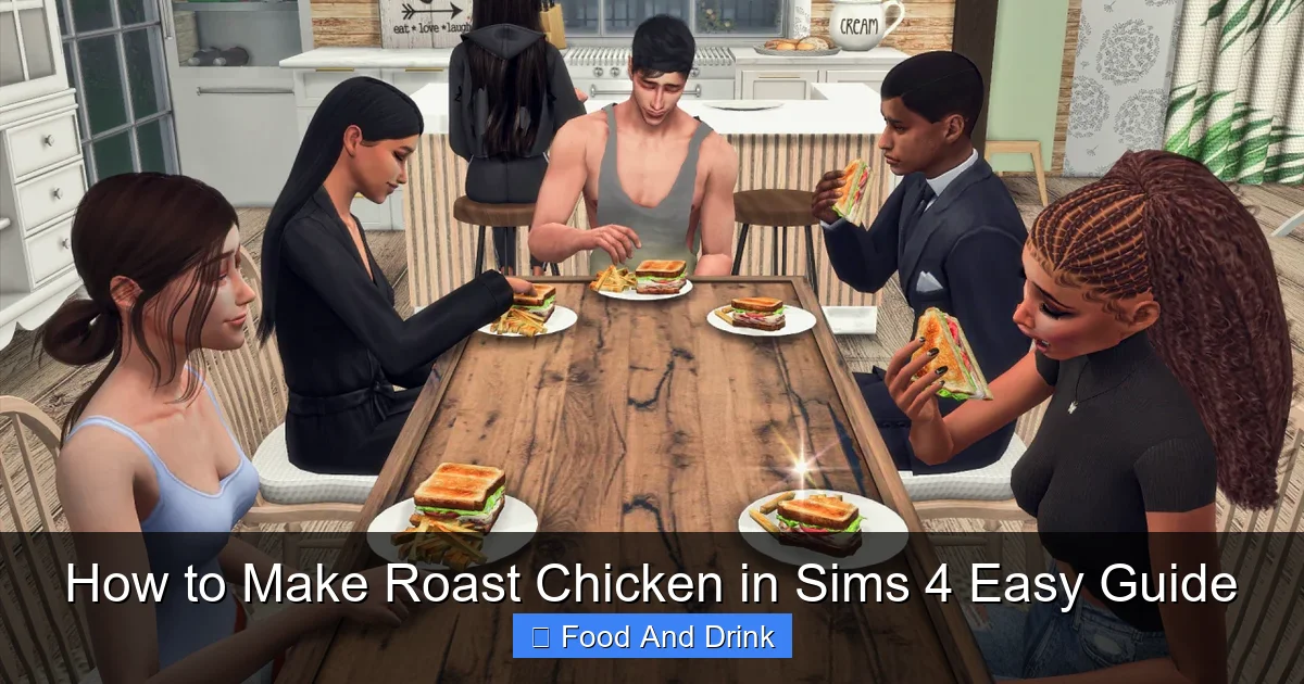 How to Make Roast Chicken in Sims 4 Easy Guide