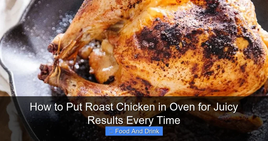 How to Put Roast Chicken in Oven for Juicy Results Every Time