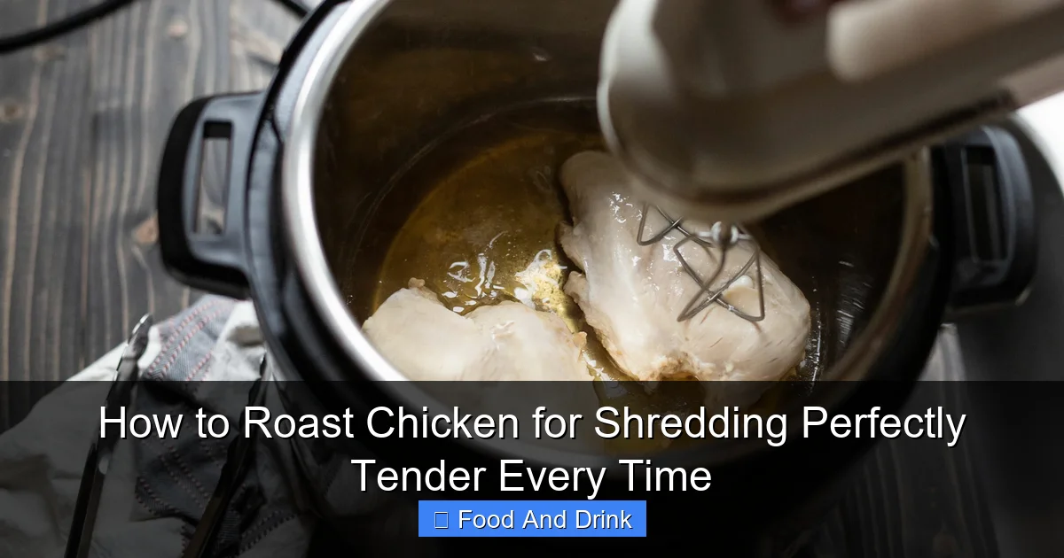 How to Roast Chicken for Shredding Perfectly Tender Every Time