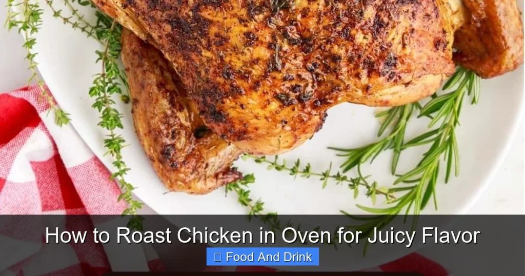 How to Roast Chicken in Oven for Juicy Flavor