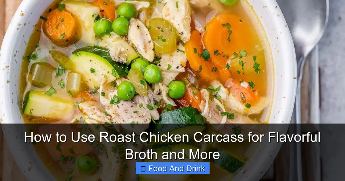 How to Use Roast Chicken Carcass for Flavorful Broth and More