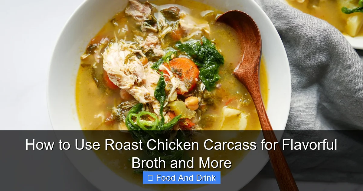 How to Use Roast Chicken Carcass for Flavorful Broth and More