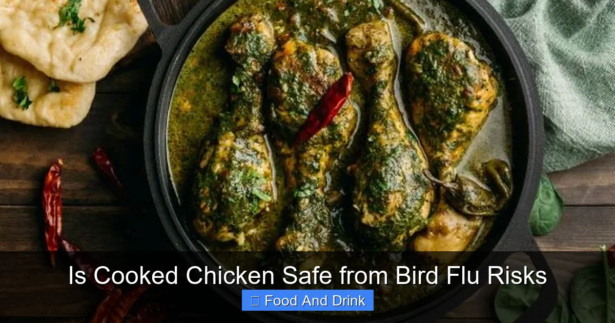 Is Cooked Chicken Safe from Bird Flu Risks