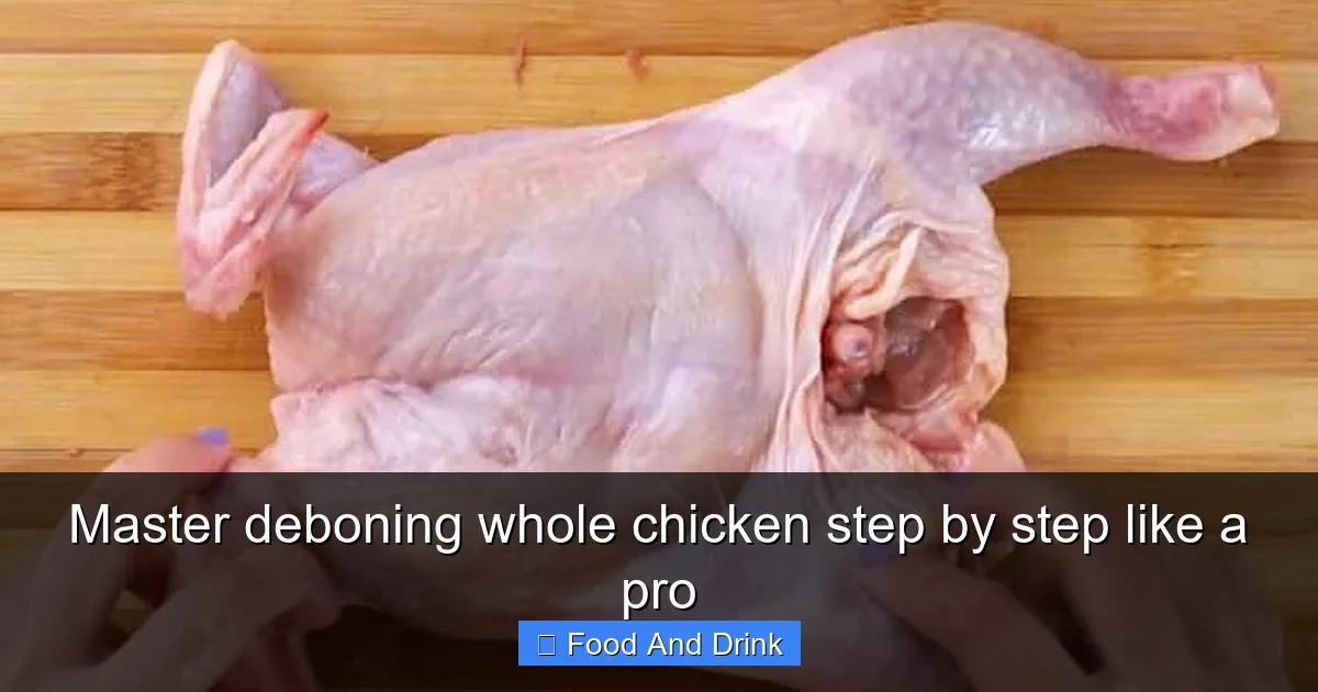 Master deboning whole chicken step by step like a pro