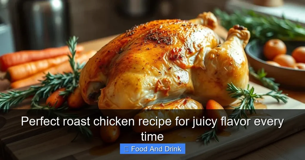 Perfect roast chicken recipe for juicy flavor every time
