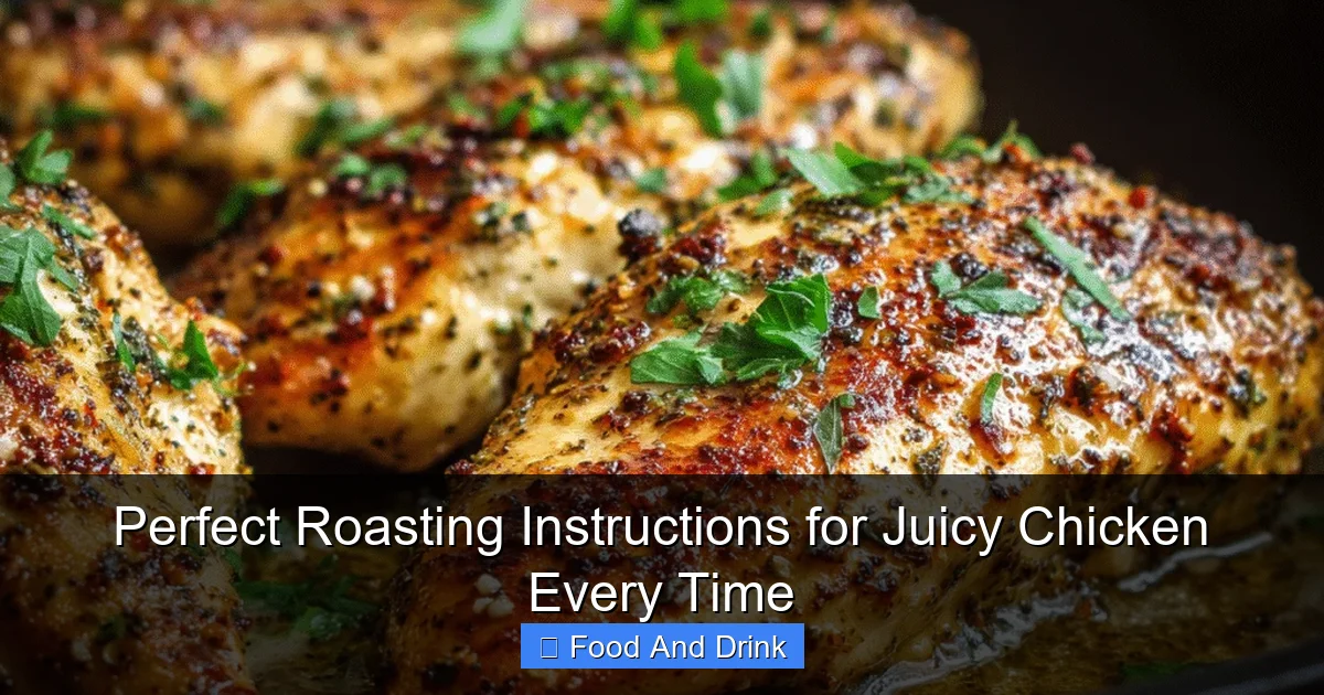 Perfect Roasting Instructions for Juicy Chicken Every Time