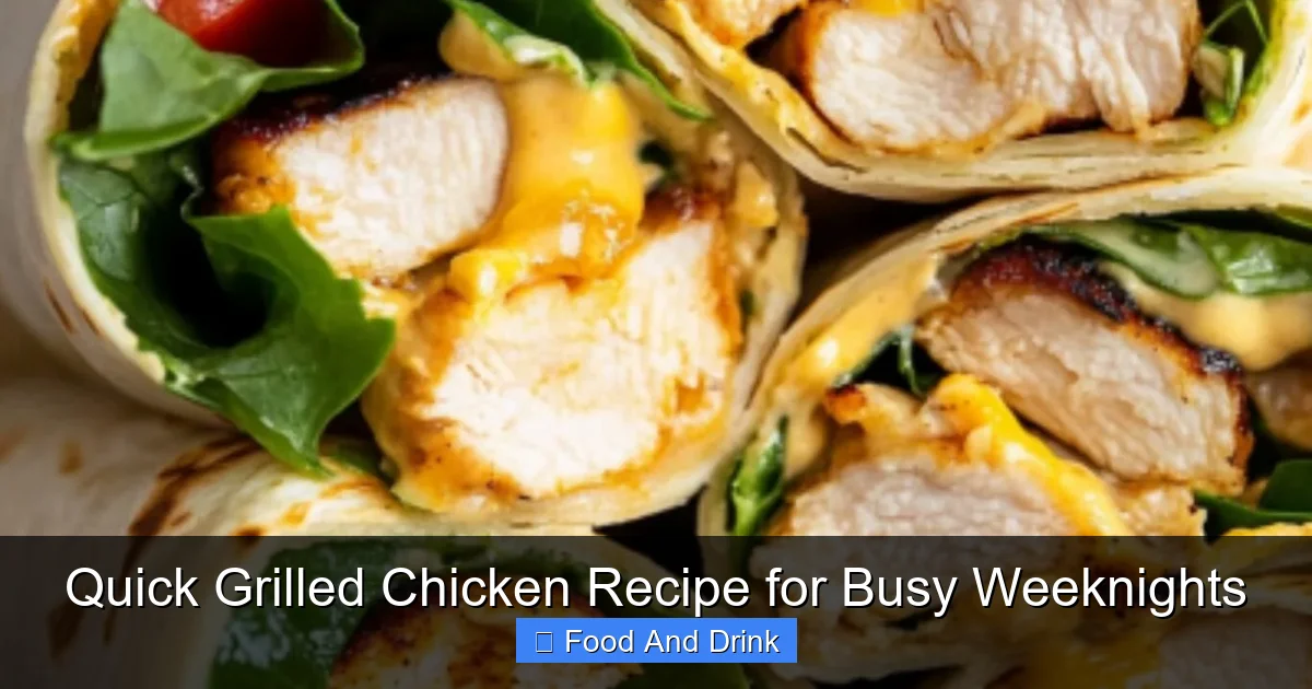 Quick Grilled Chicken Recipe for Busy Weeknights