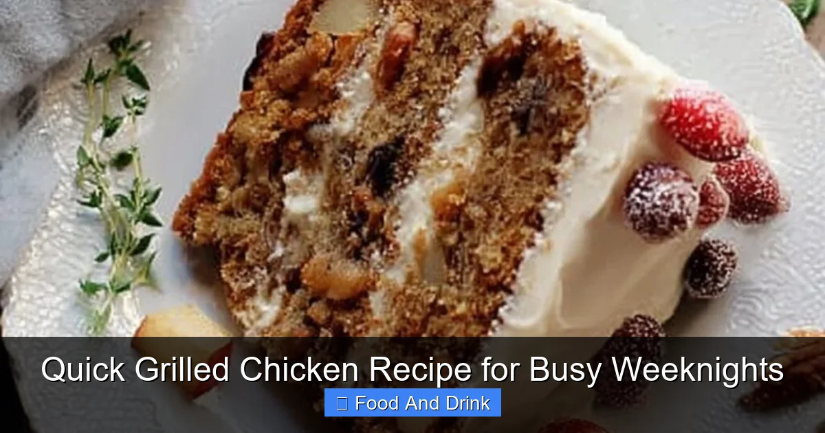 Quick Grilled Chicken Recipe for Busy Weeknights