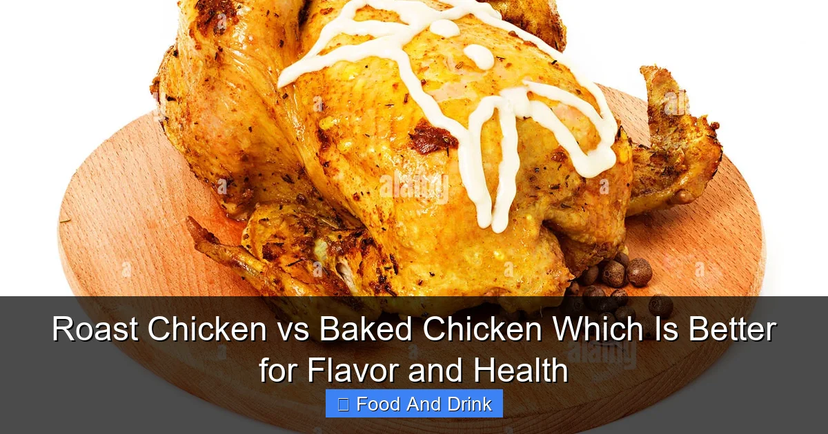 Roast Chicken vs Baked Chicken Which Is Better for Flavor and Health