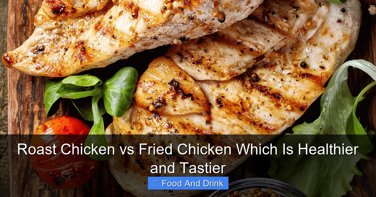 Roast Chicken vs Fried Chicken Which Is Healthier and Tastier